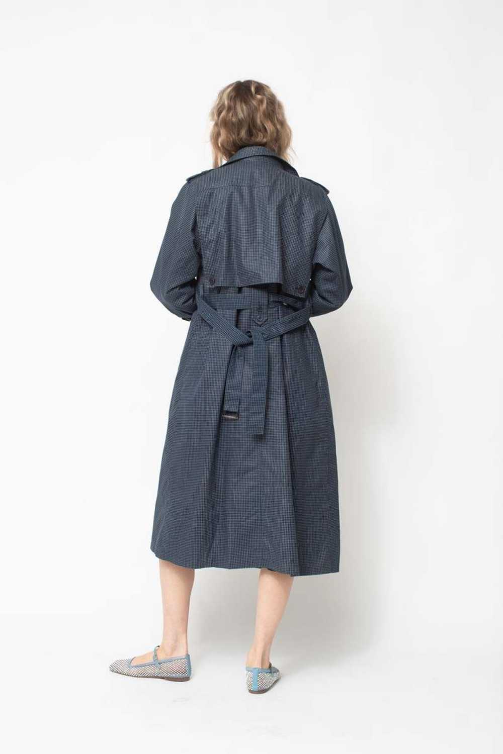 Vintage Lightweight Trench - Navy - image 3