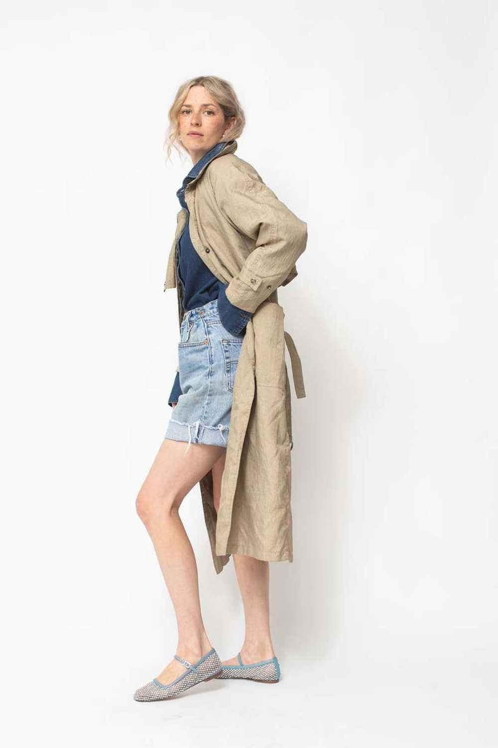 VINTAGE Lightweight Trench - Tan - image 2