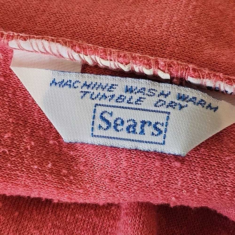Vintage Womens 70s L XL Sears Terry Cloth Towel S… - image 8