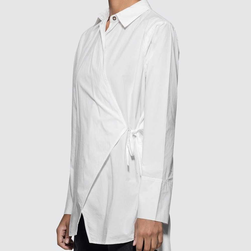 GANNI Olayan White Poplin Shirt - image 2