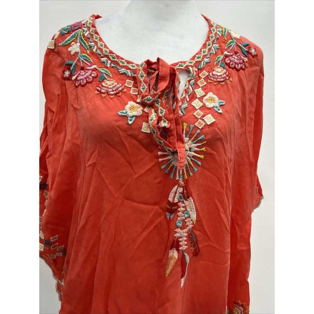 Johnny Was Women's Size Small Embroidered Poncho … - image 4