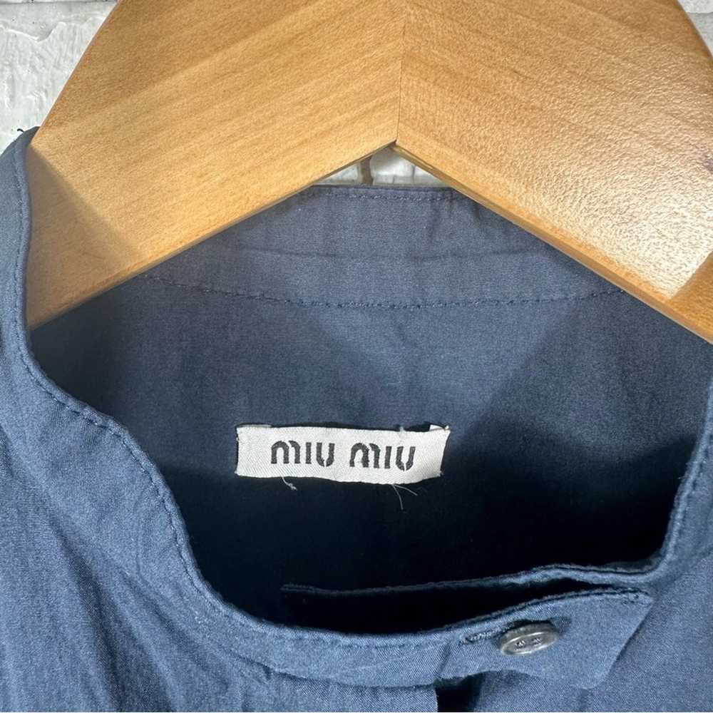 Miu Miu Sleeveless Button Down Tunic Size 38 (US … - image 5