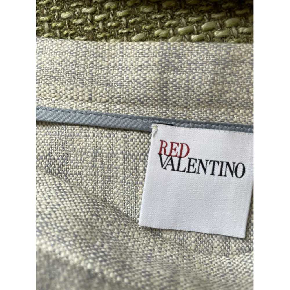 Red Valentino Garavani Linen mid-length skirt - image 3