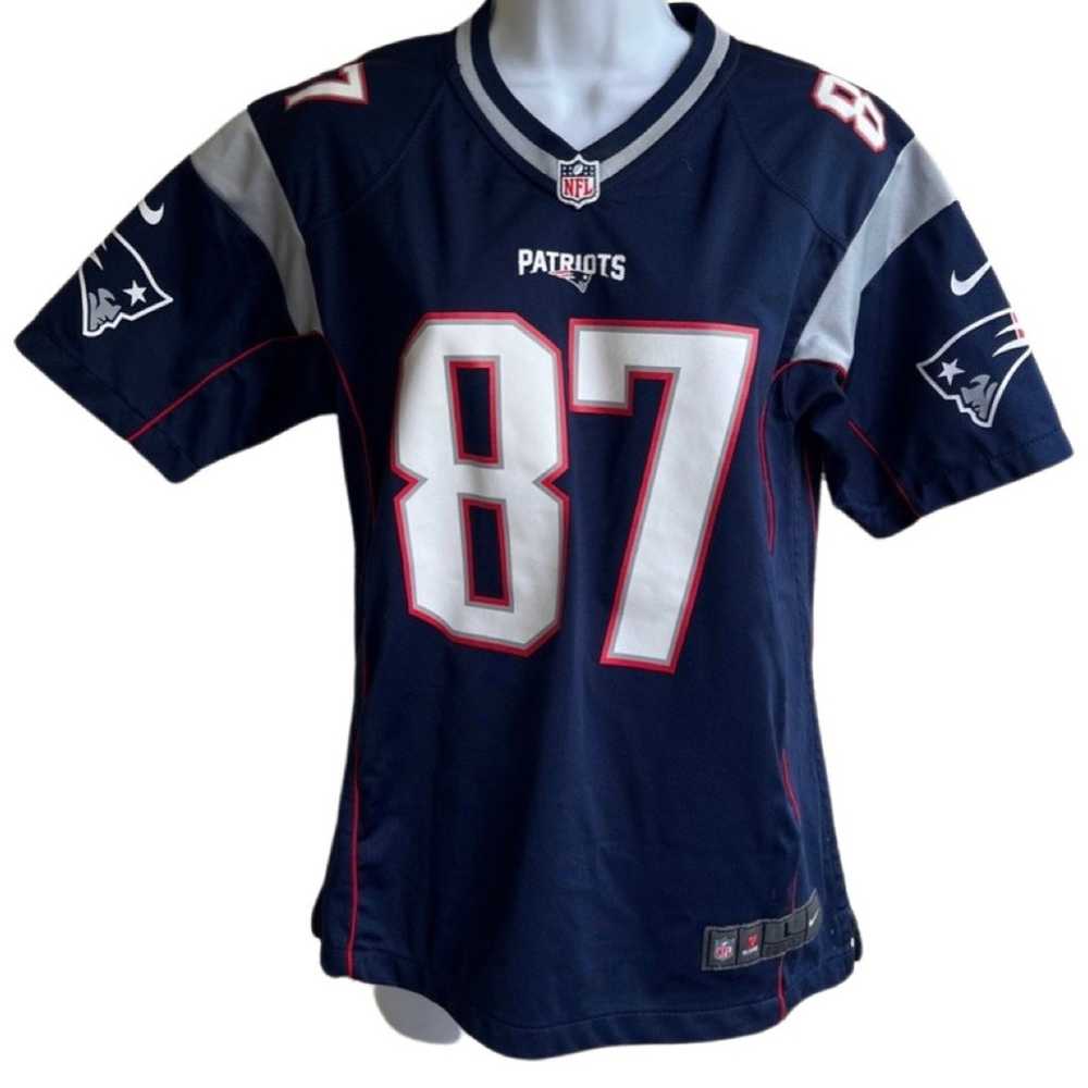 New England Patriots Rob Gronkowski 87 On Field N… - image 1