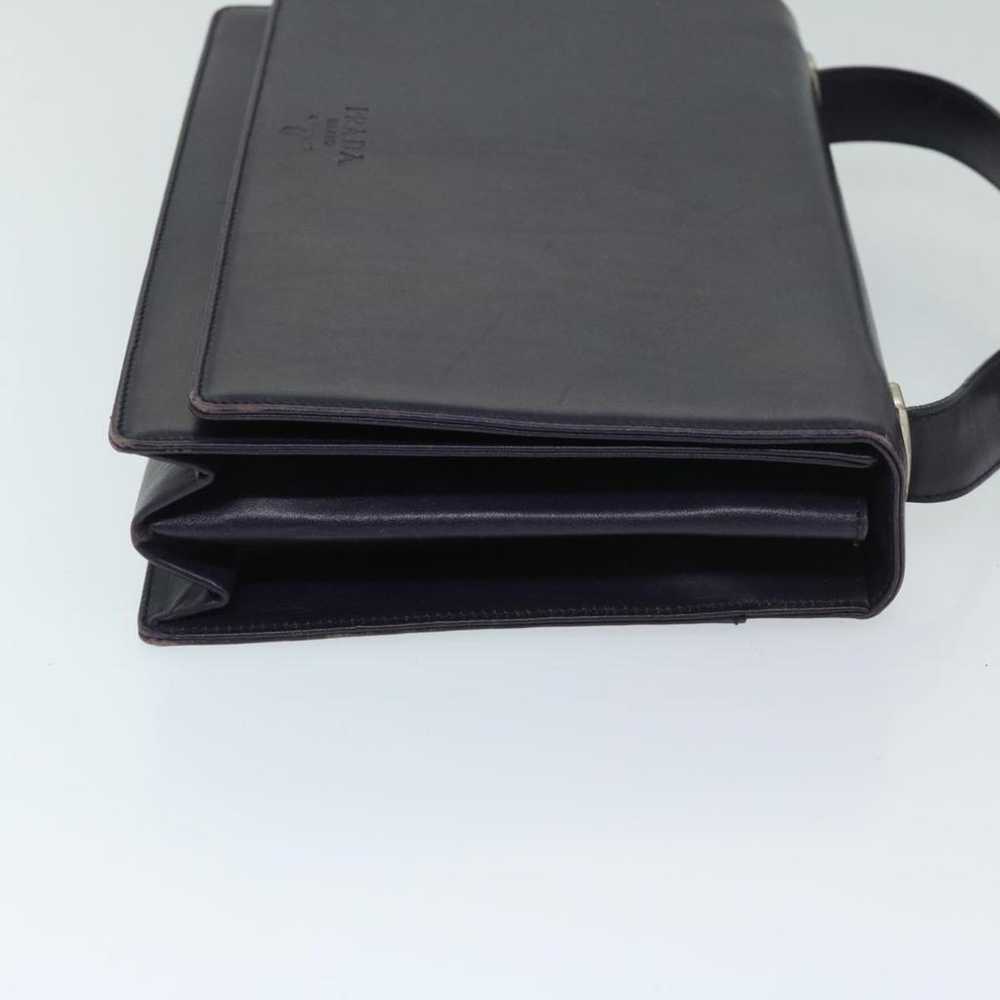 Prada Diagramme leather handbag - image 10