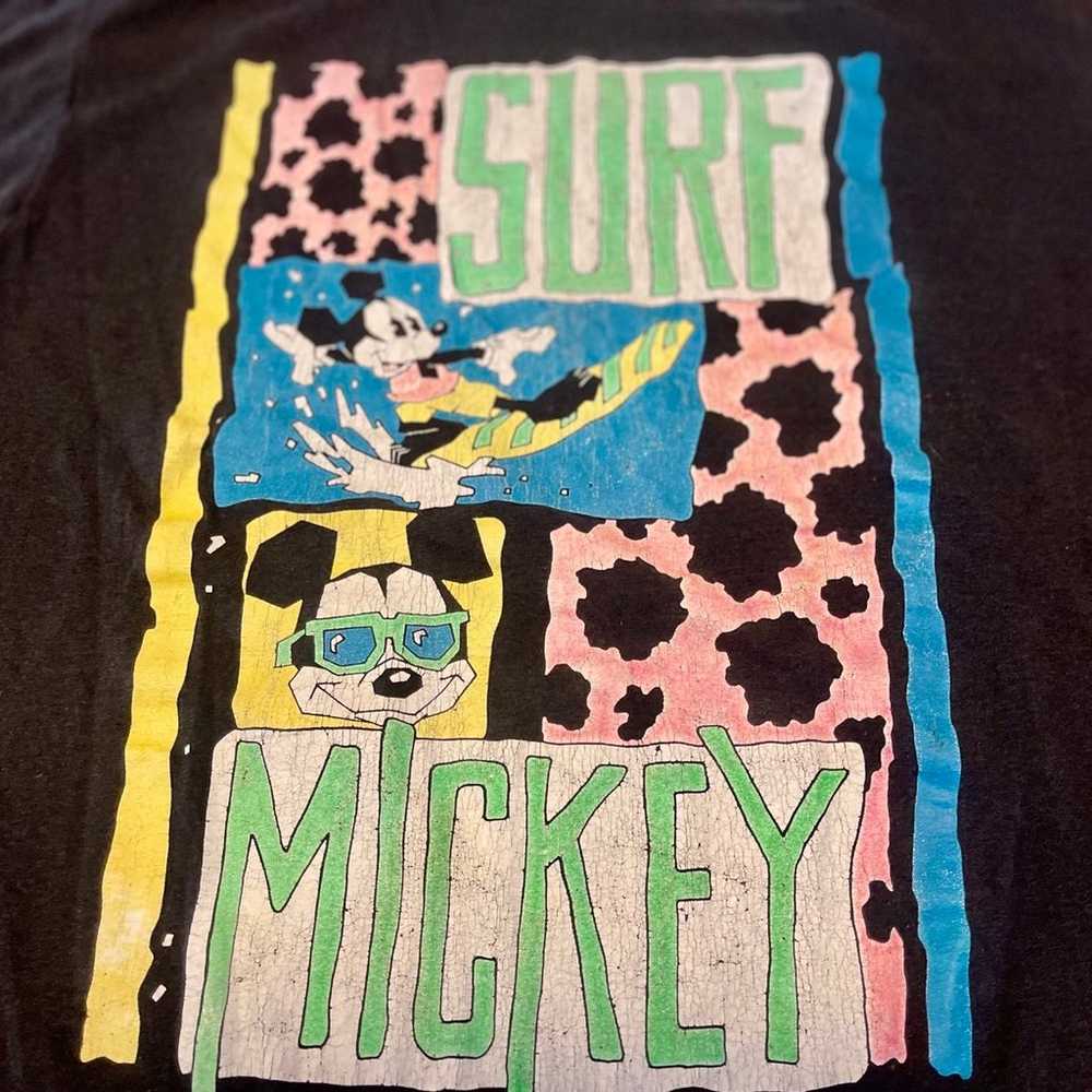 Vintage Surfing Mickey Single Stitch Shirt - image 2