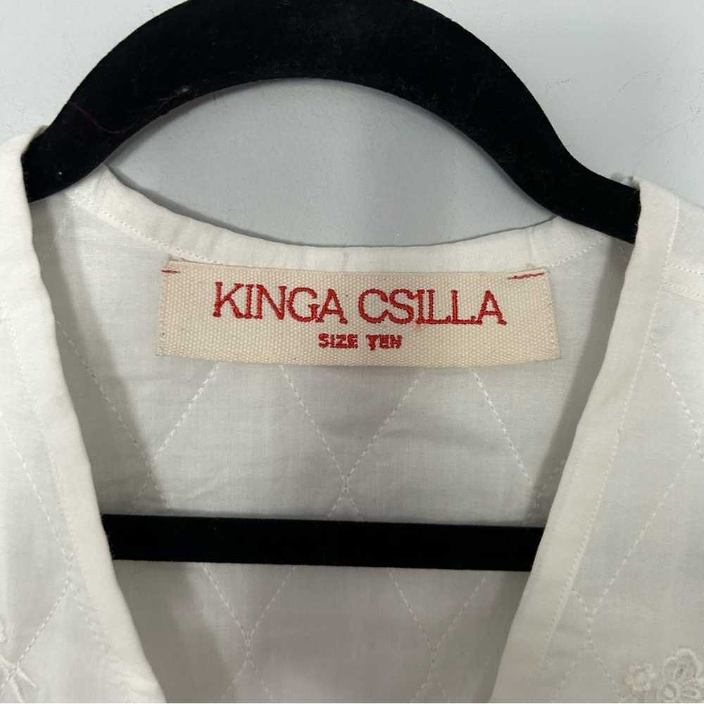 KINGA CSILLA Rae Recycled Cotton Embroidered Quil… - image 4