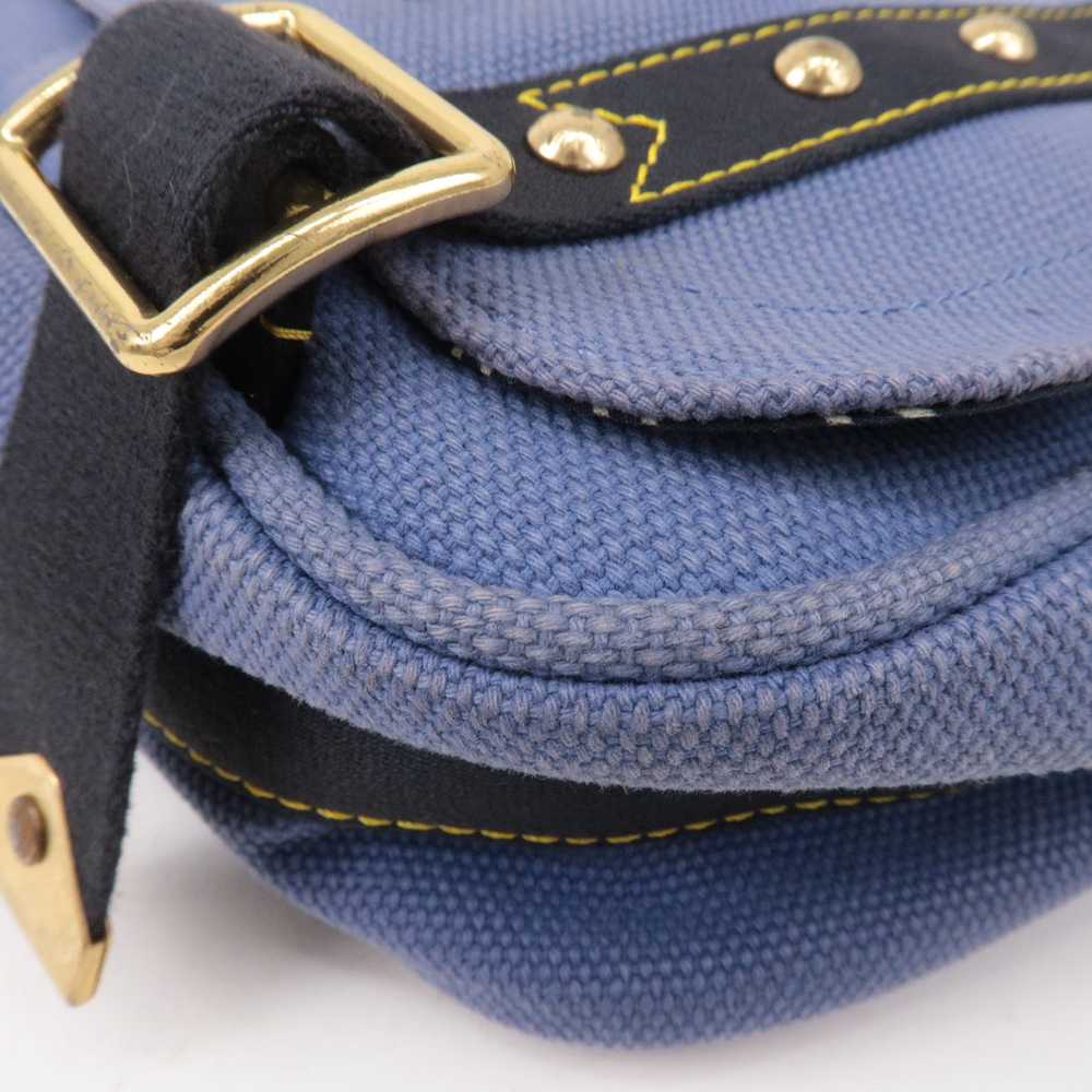 Louis Vuitton Antigua Besace PM Shoulder Bag Blue… - image 11