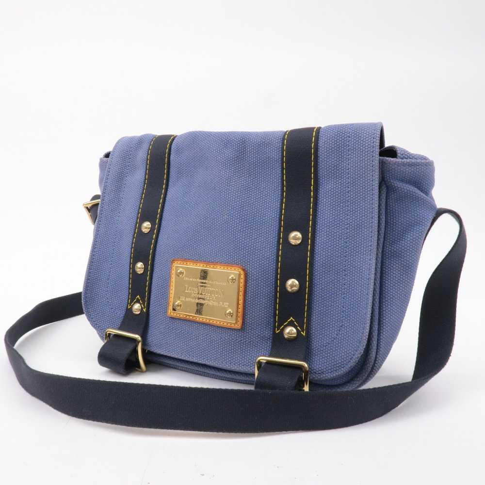 Louis Vuitton Antigua Besace PM Shoulder Bag Blue… - image 4