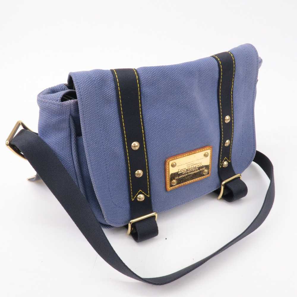 Louis Vuitton Antigua Besace PM Shoulder Bag Blue… - image 5