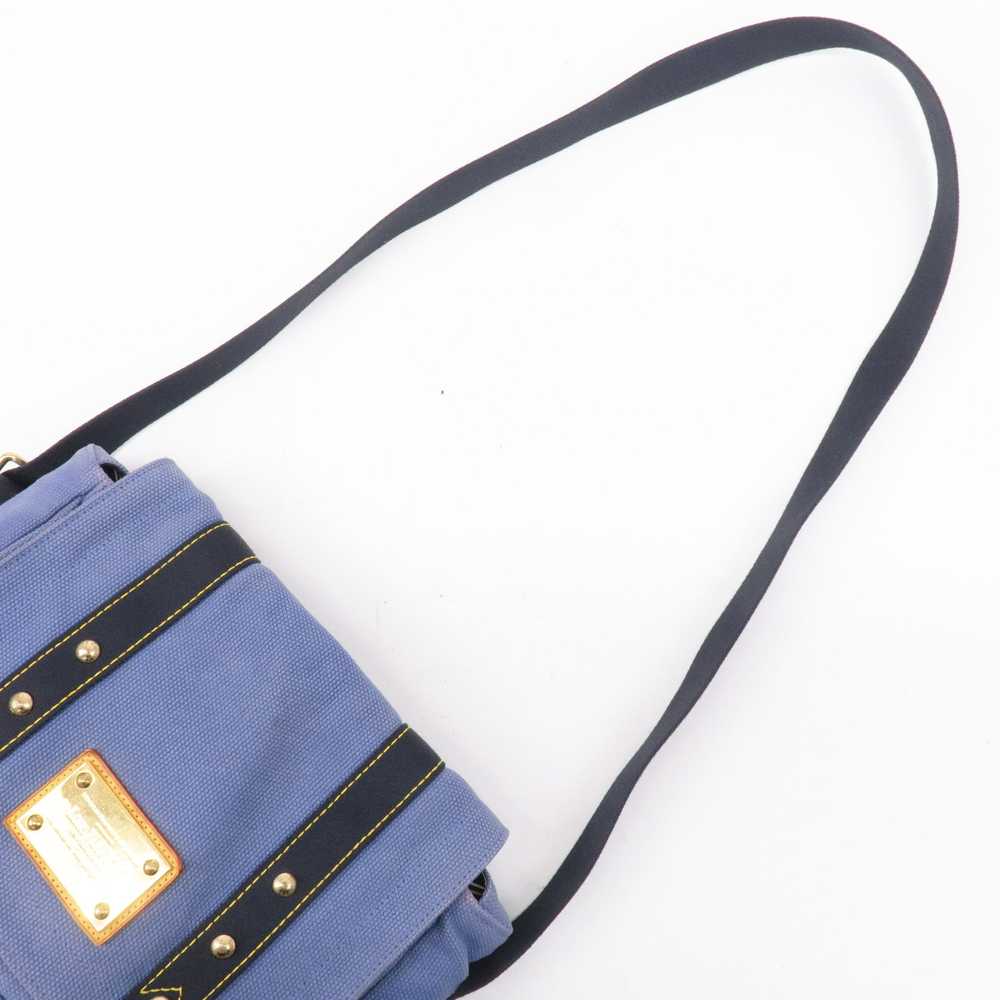 Louis Vuitton Antigua Besace PM Shoulder Bag Blue… - image 7