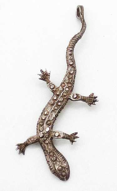 Sterling Silver Lizzard Pendant