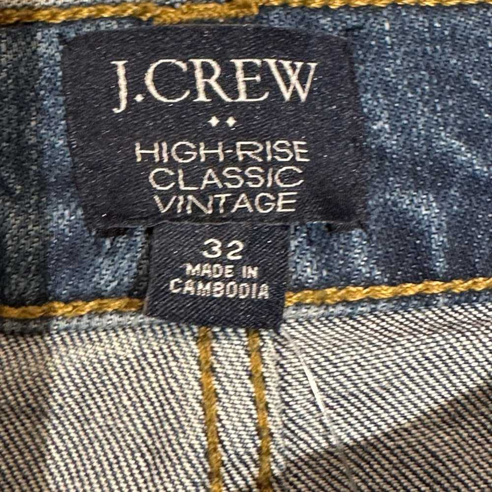 J.Crew J. Crew High Rise Classic Vintage Jeans La… - image 3