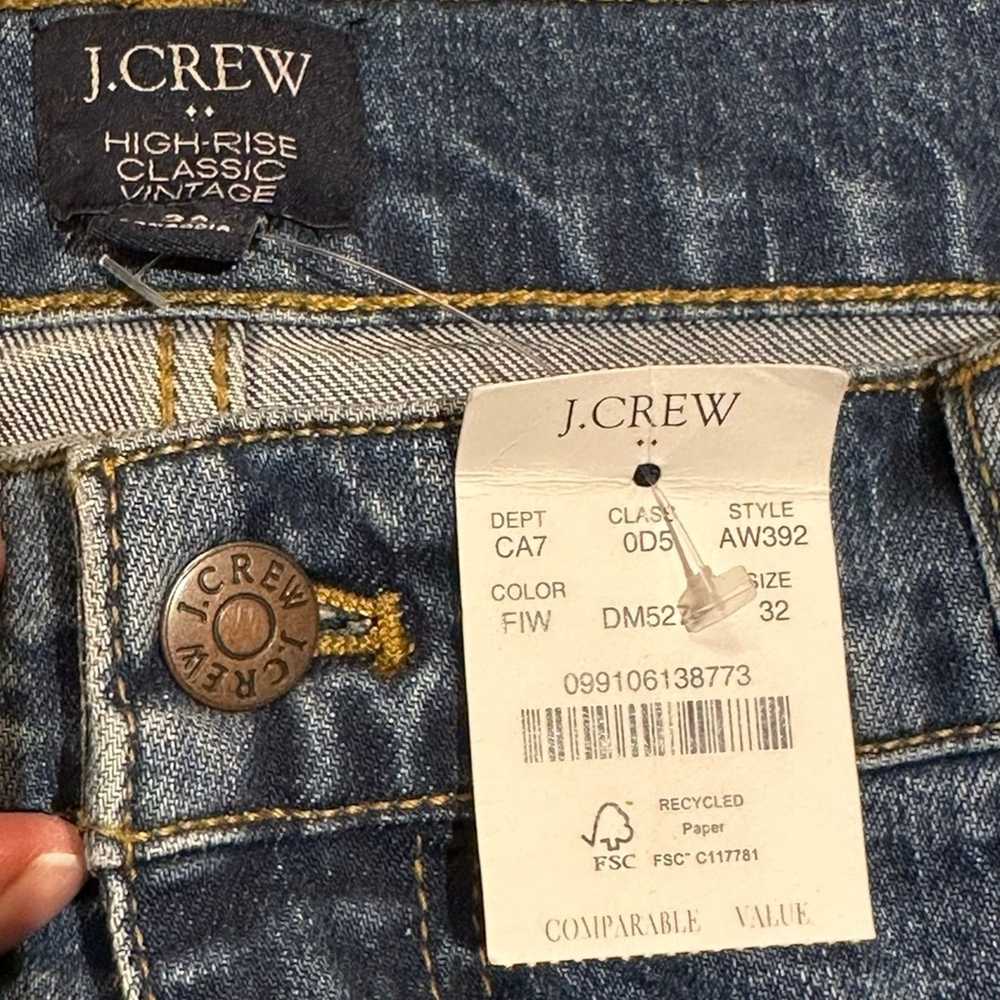 J.Crew J. Crew High Rise Classic Vintage Jeans La… - image 4