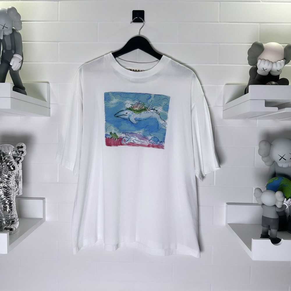 Marni MARNI WHITE GRAPHIC LOGO TEE - image 2