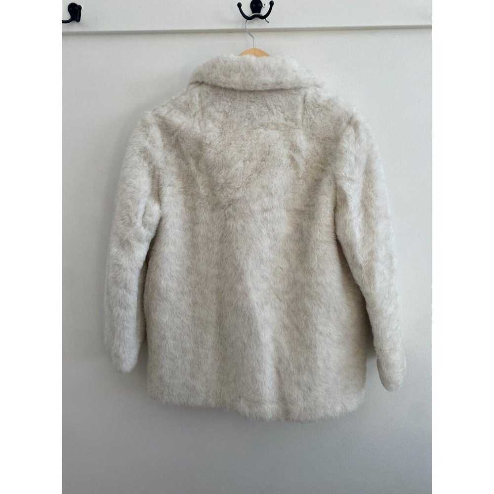 VTG NOS Debutogs Ivory Faux Fur Short Winter Coat… - image 3