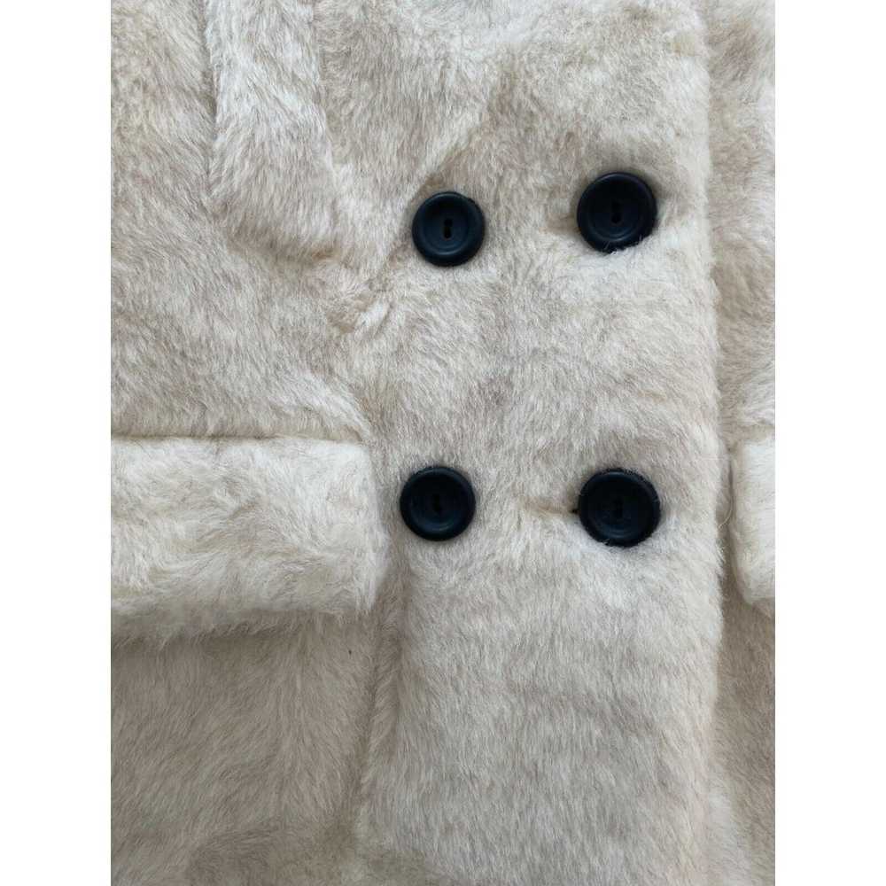 VTG NOS Debutogs Ivory Faux Fur Short Winter Coat… - image 8