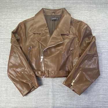 Lioness Princess Polly Leather Jacket Brown