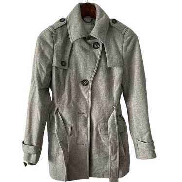 Banana Republic Recycled Wool Blend Short Trench … - image 1