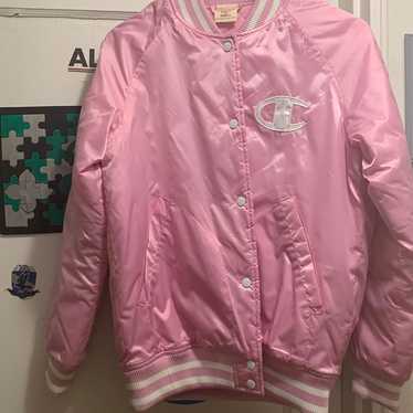Pink Satin Champion Jacket - image 1