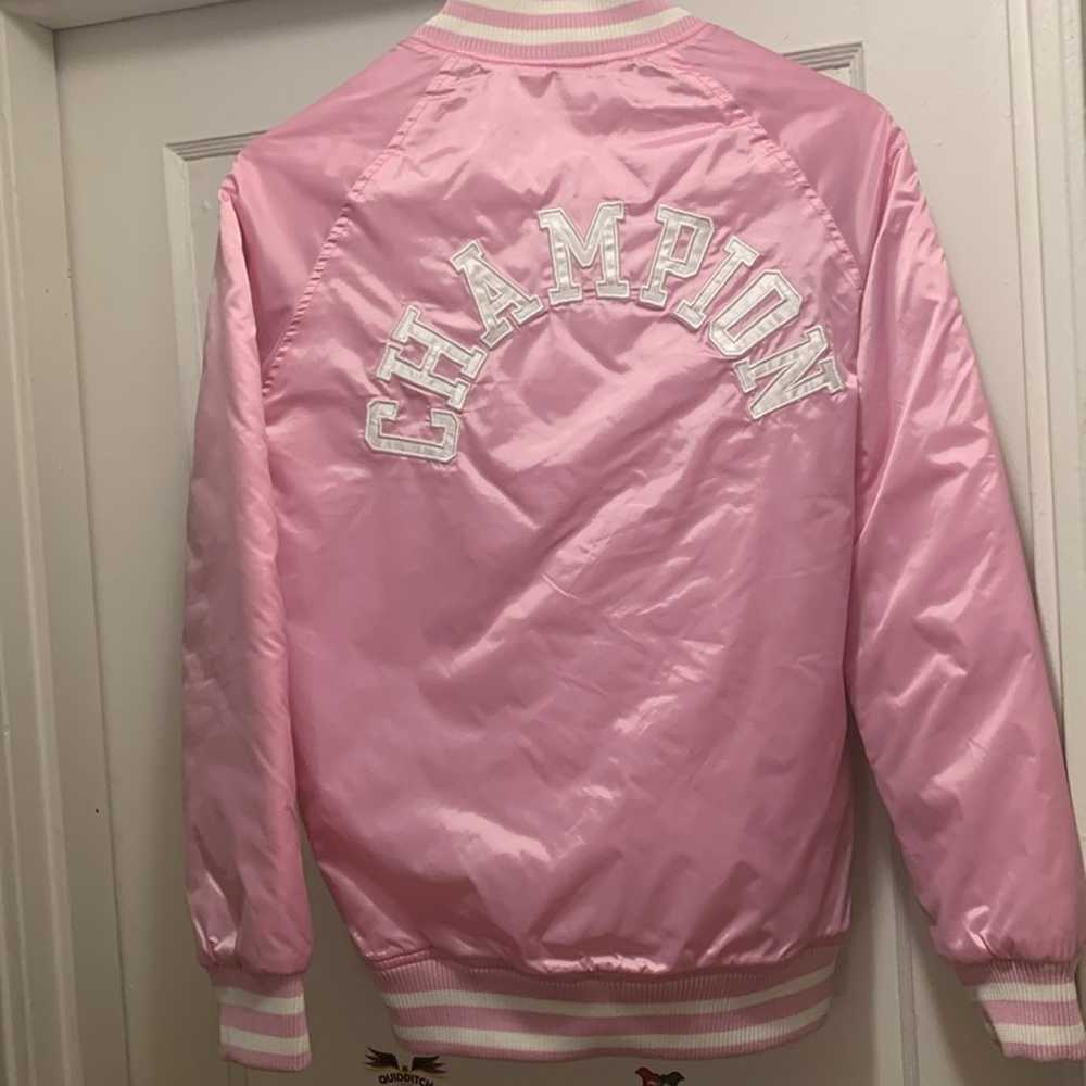 Pink Satin Champion Jacket - image 2