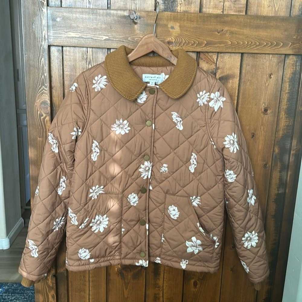Current air Los Angeles quilted daisy jacket, Siz… - image 1