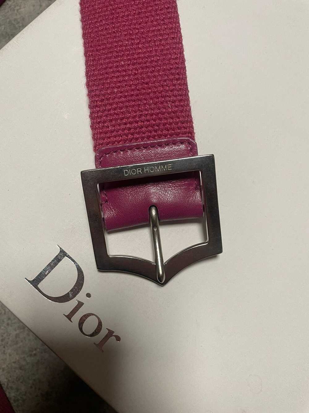 Dior × Hedi Slimane SS05 Dior Homme D Point Belt - image 3