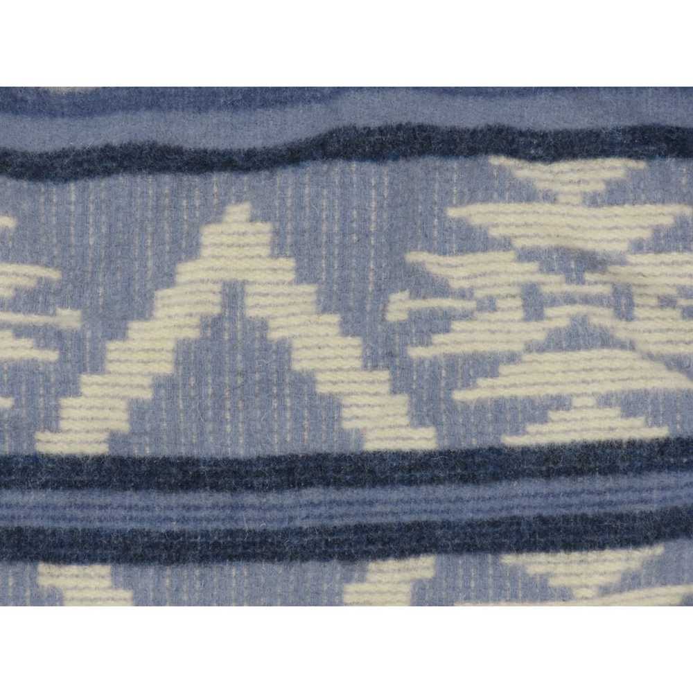 Handmade Wool Zip Jacket Baby Blue Vintage Chic S - image 8