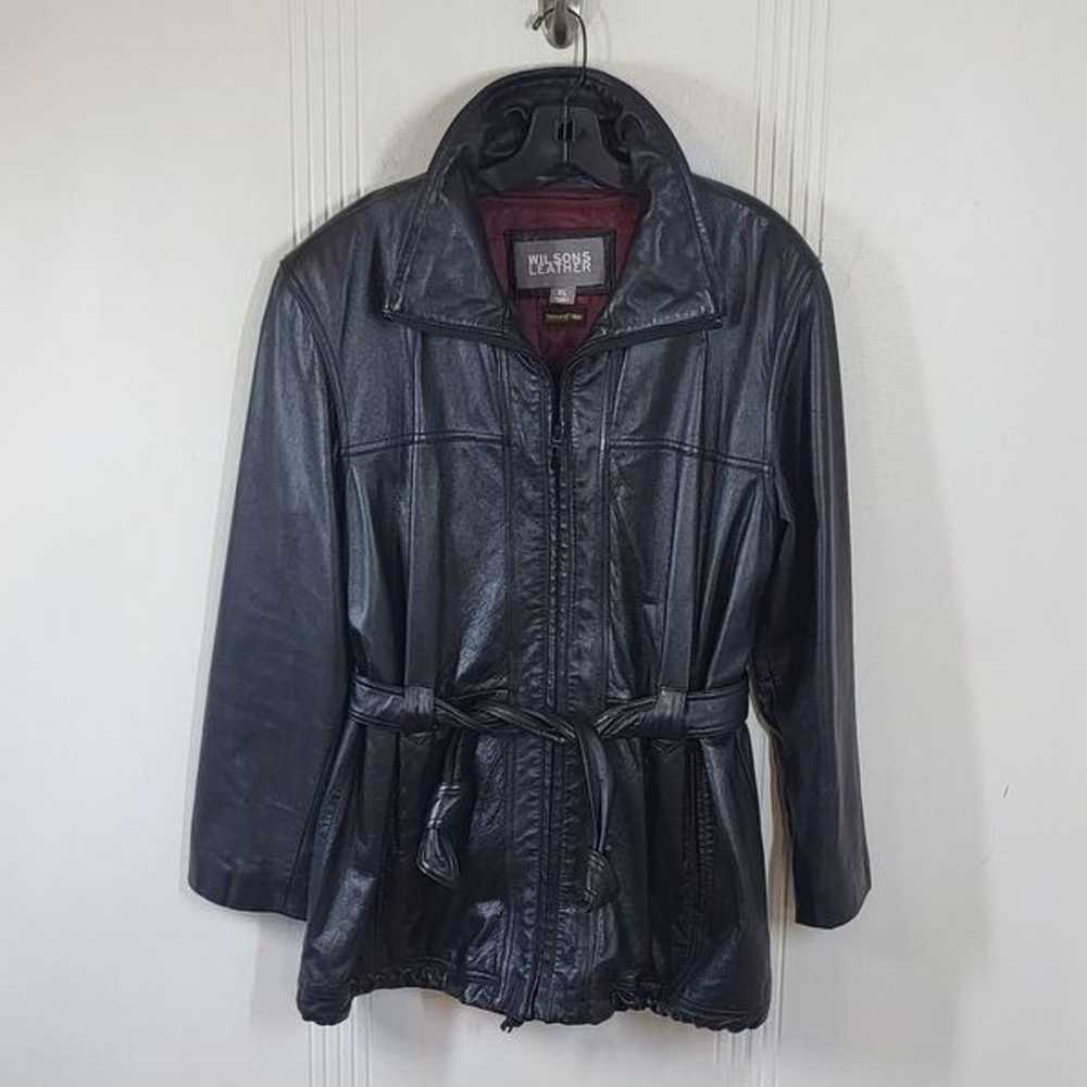 Wilsons Black Leather Women's Jacket - image 5