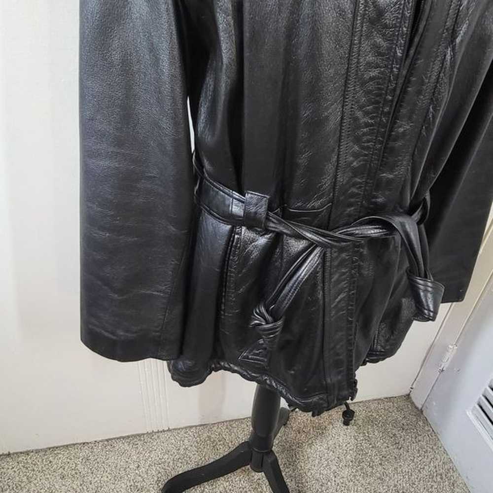 Wilsons Black Leather Women's Jacket - image 7