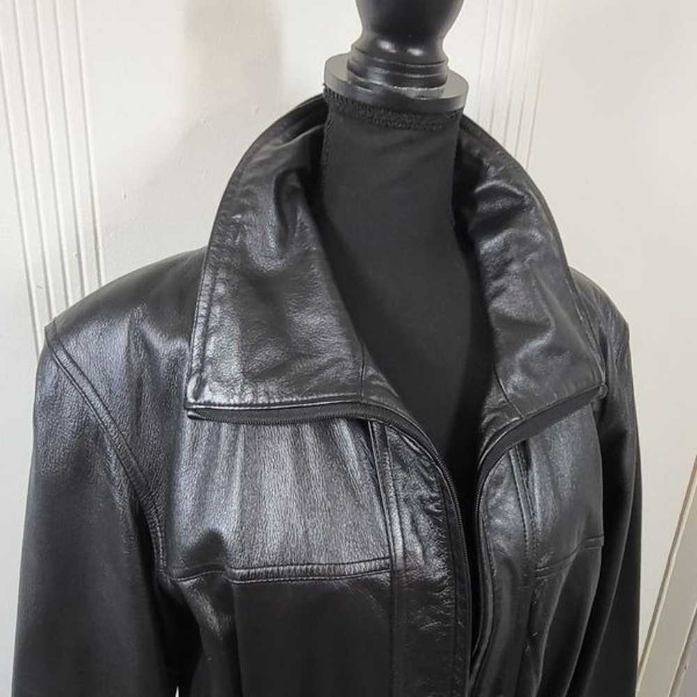 Wilsons Black Leather Women's Jacket - image 8