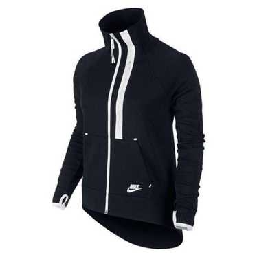 Nike Tech Fleece Moto Cape Black/White jacket