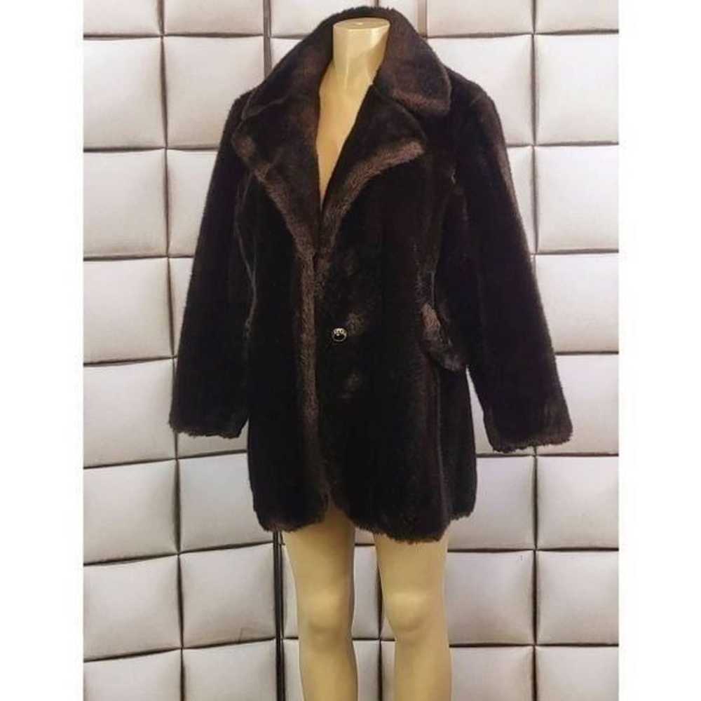 Vintage faux fur coat - image 1