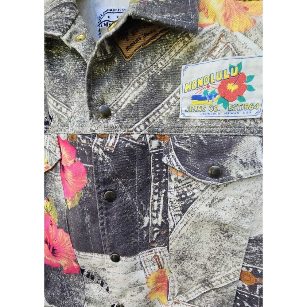 Jams World Vtg Honolulu Jeans Co Sleeveless Vest … - image 3