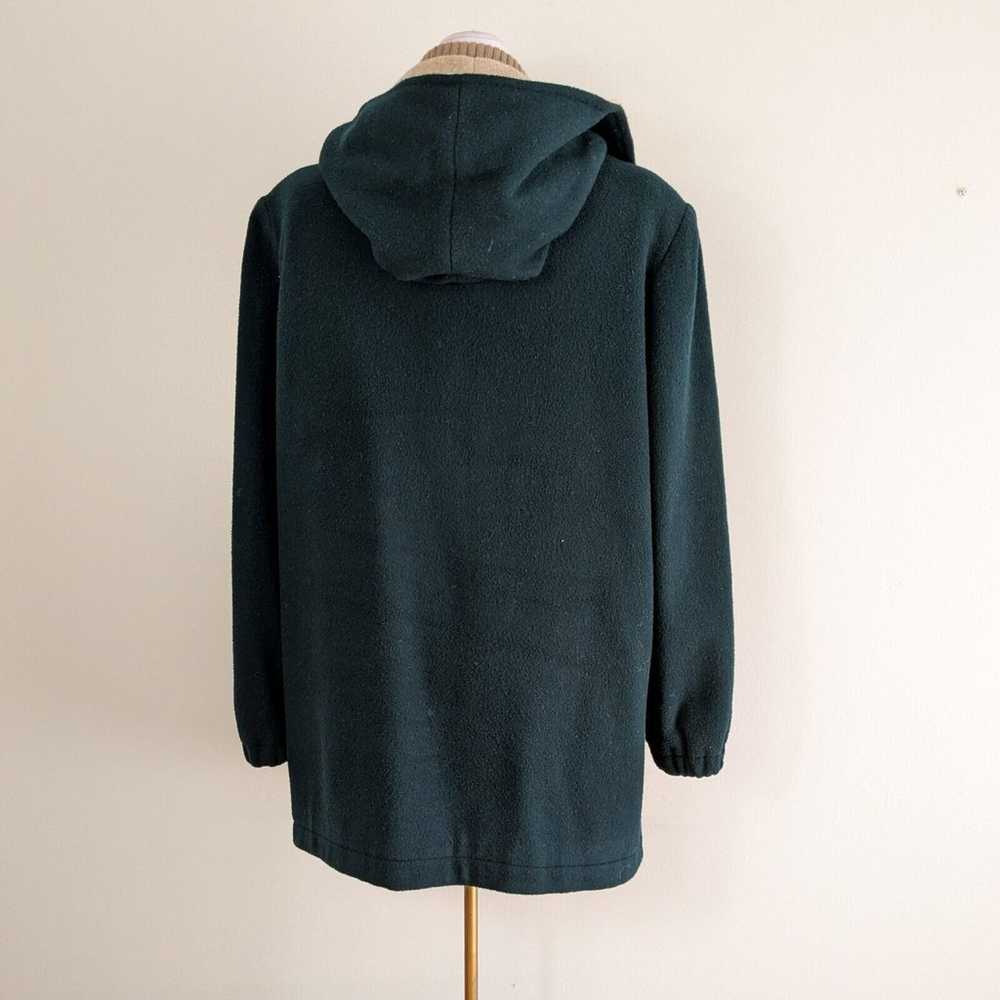 Vintage 90s Hooded Bib Jacket Coat Herman Kay Gre… - image 2