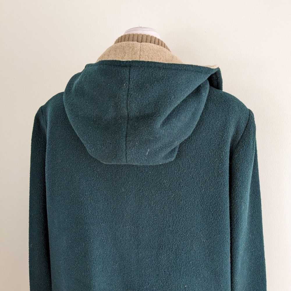 Vintage 90s Hooded Bib Jacket Coat Herman Kay Gre… - image 5