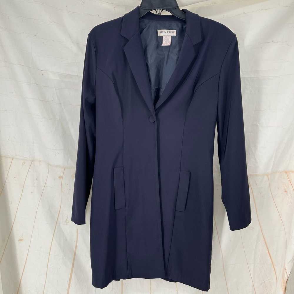 Alyn Paige navy blue blazer jacket 6 - image 1