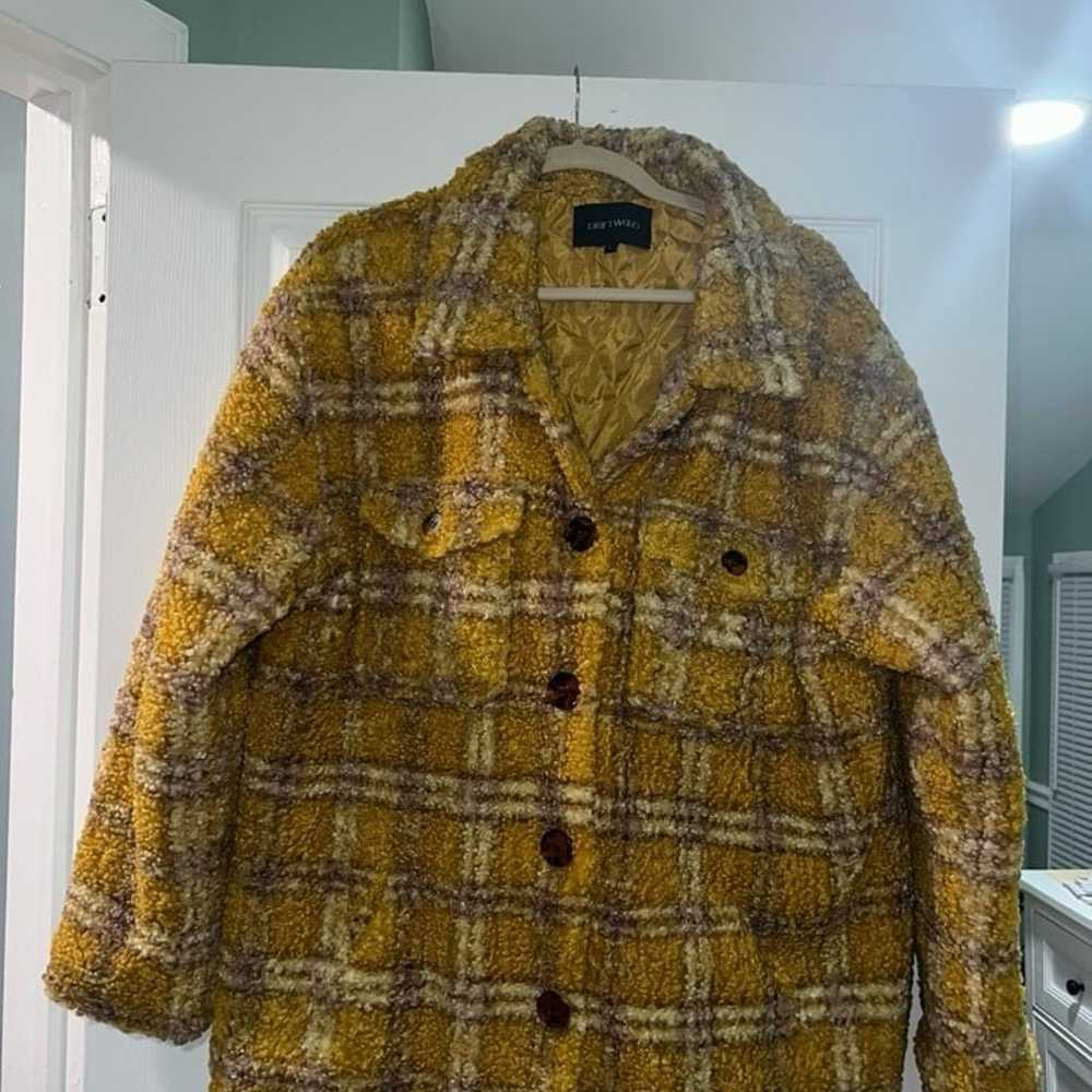 *LIKE NEW* Anthropologie Plaid Sherpa Shirt Jacke… - image 6