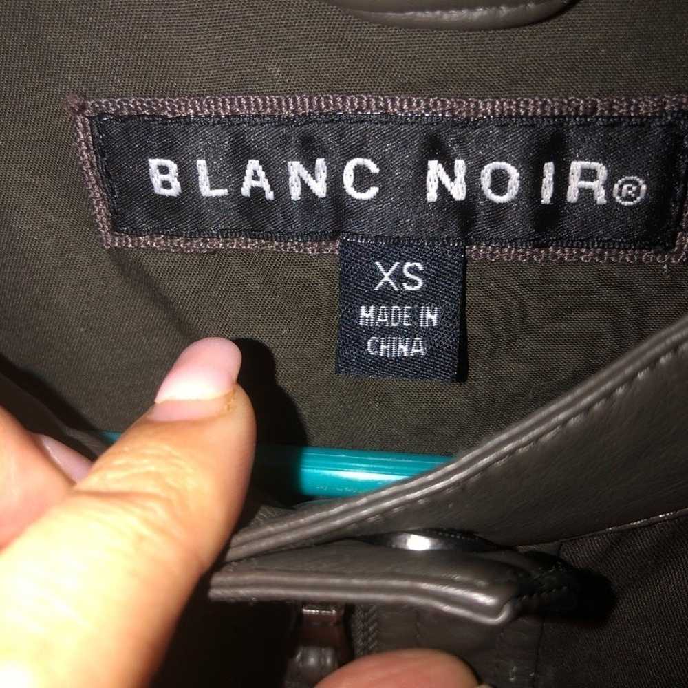 Blanc Noir Faux Leather Moto Jacket - image 5