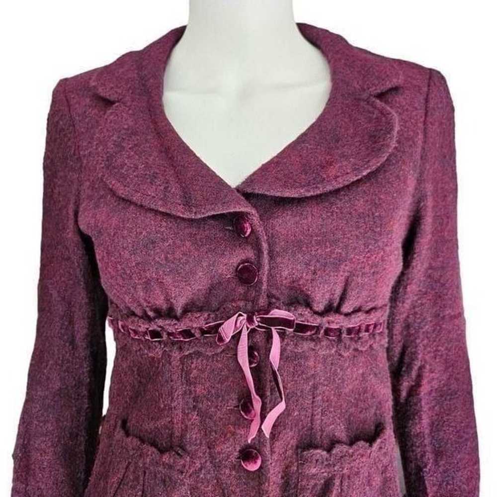 rare vintage nanette lepore romantic goth jacket - image 3