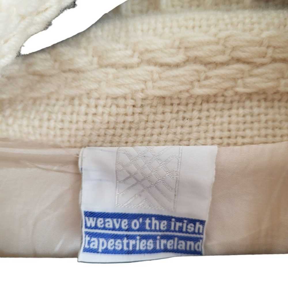 Vintage Weave Of The Irish Women's Ivory 100% Woo… - image 6