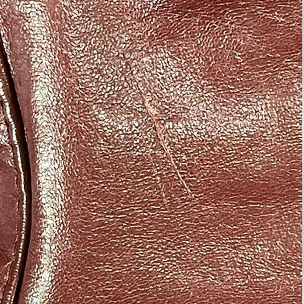 1970s Etienne Aigner Oxblood Leather Jacket Vinta… - image 10