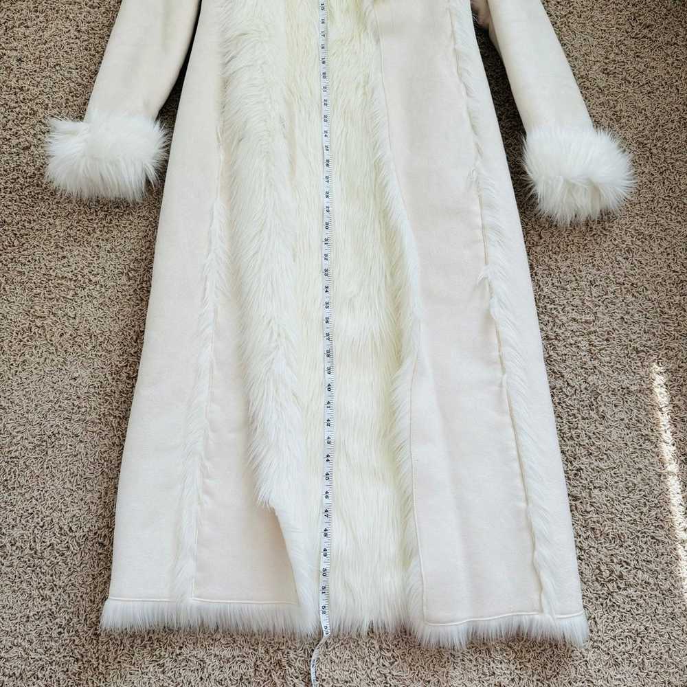 BEBE white faux fur coat - image 2