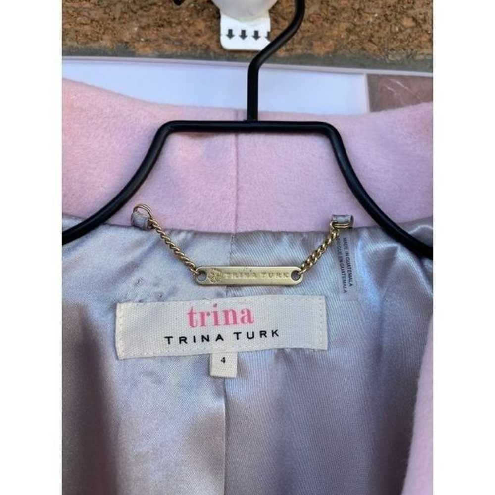 Trina Turk Blush Pink Jacket size 4 - image 3