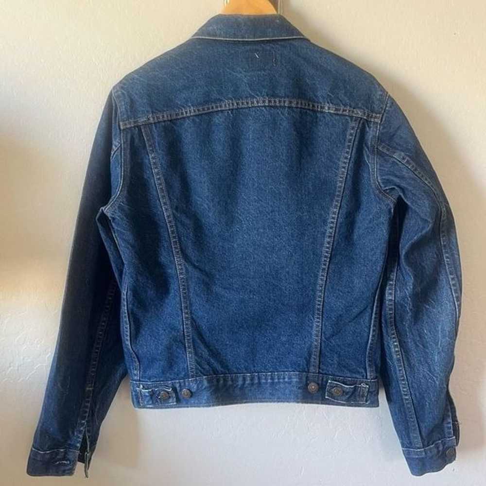 Vintage Levi’s original trucker jacket size 40L s… - image 11