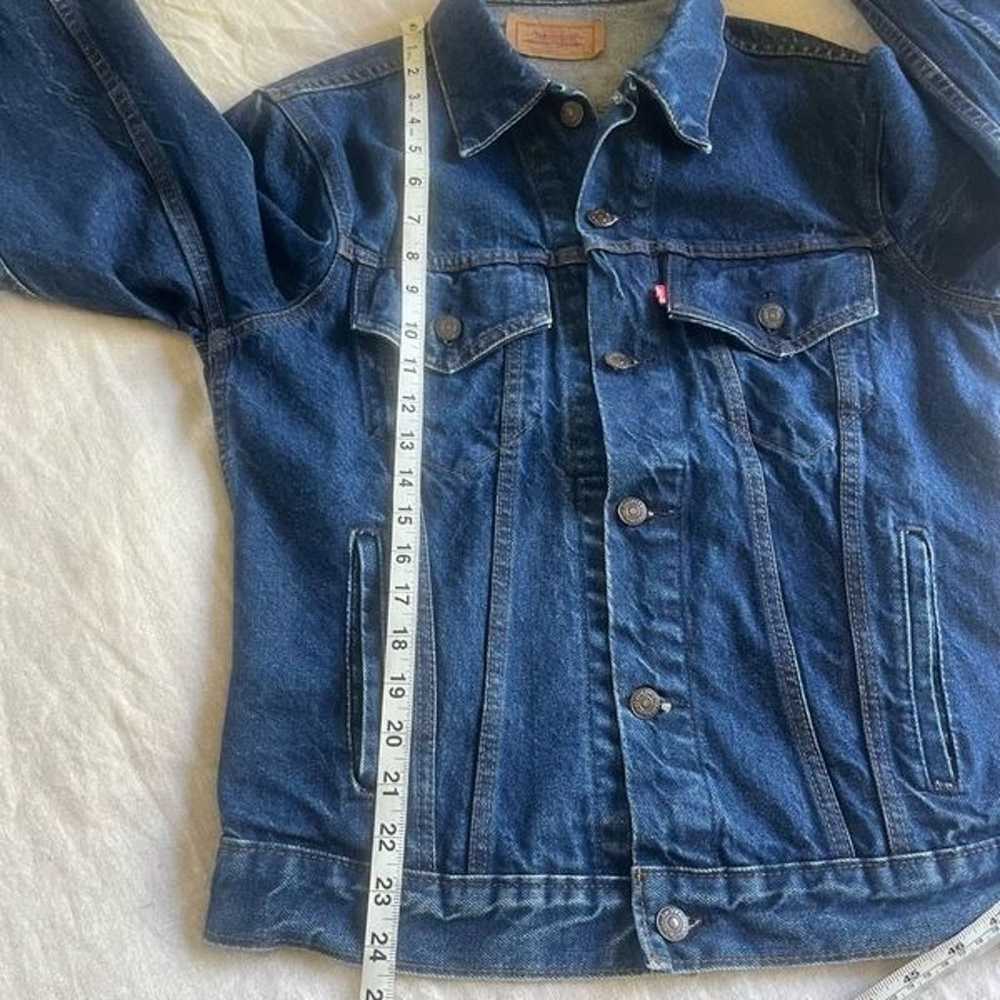 Vintage Levi’s original trucker jacket size 40L s… - image 8