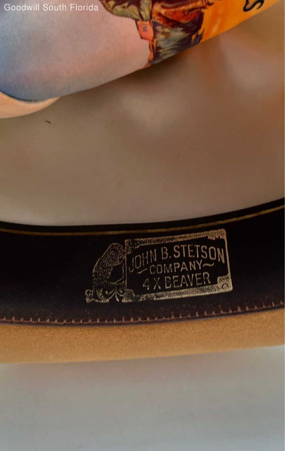 John B. Stetson Mens Brown Hat 4X Beaver Size 7.1… - image 7