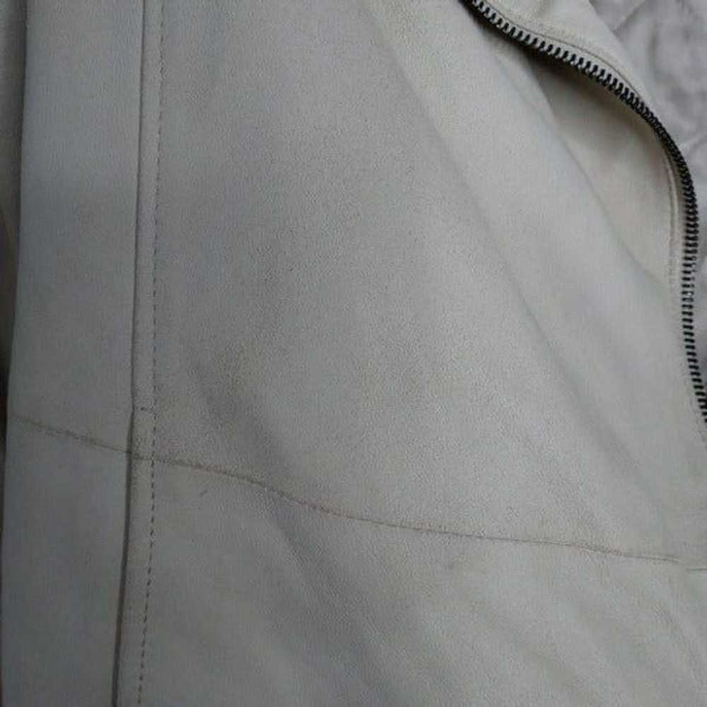 Vince goat leather cream jacket - image 4