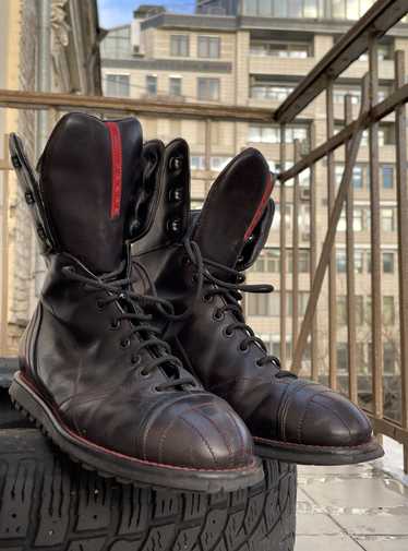 Combat Boots × Prada × Vintage PRADA Shoes Boots H