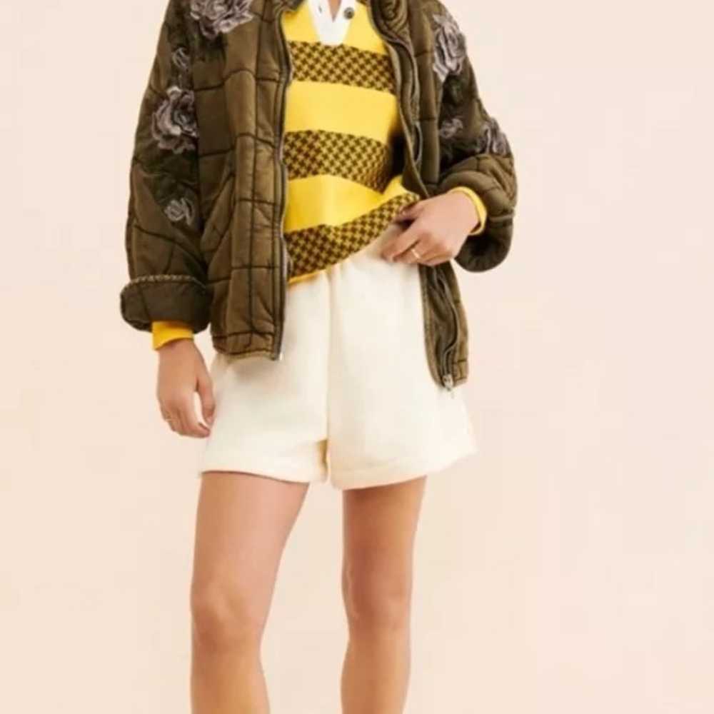 Free People X Tricia Fix Quilted Dolman Jacket Up… - image 7